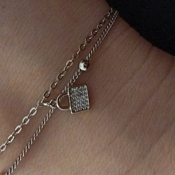 Key and lock Anklet - Picture 2 of 3